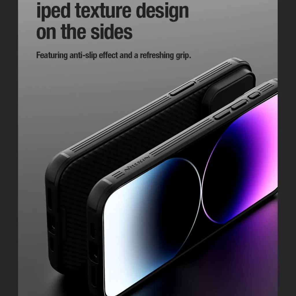 Nillkin CamShield Pro PC+TPU tok iPhone 15 Pro lila - 11