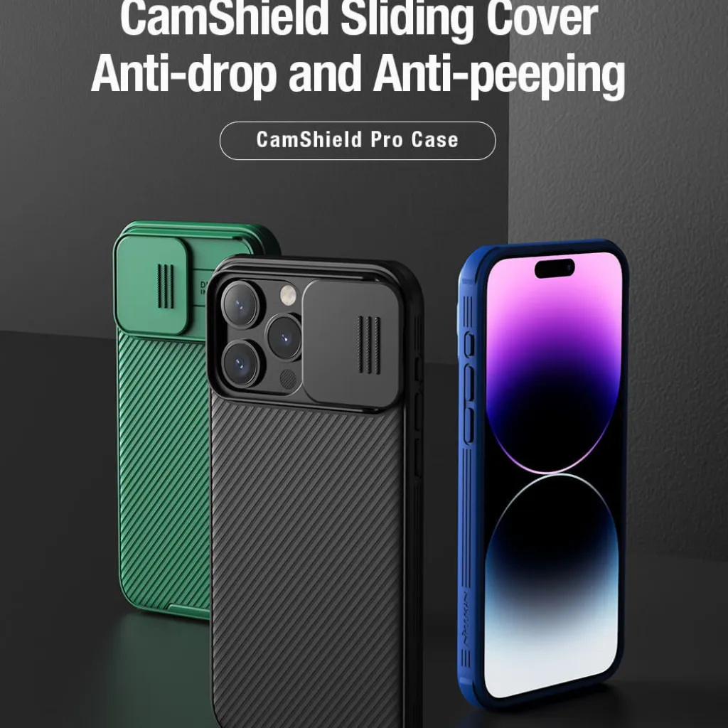 Nillkin CamShield Pro PC+TPU tok iPhone 15 Pro lila - 7