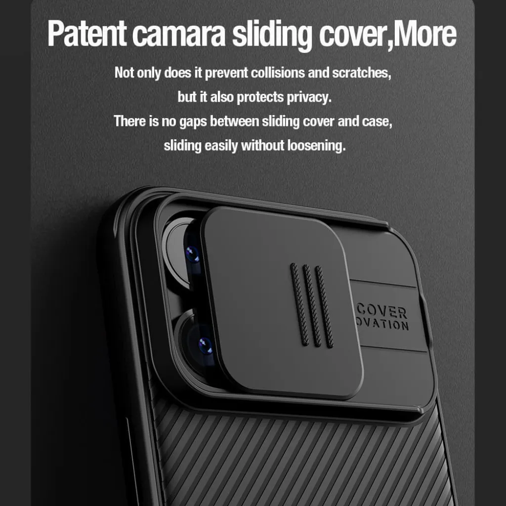 Nillkin CamShield Pro PC+TPU tok iPhone 15 Pro lila - 8