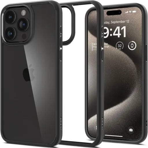 SPIGEN Ultra Hybrid ACS06713 tok iPhone 15 Pro - Matt Fekete