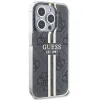 Original Case GUESS IML 4G Gold Stripe GUHCP15XH4PSEGK tok iPhone 15 Pro Max fekete - 2. kép