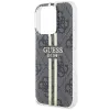 Original Case GUESS IML 4G Gold Stripe GUHCP15XH4PSEGK tok iPhone 15 Pro Max fekete - 4. kép