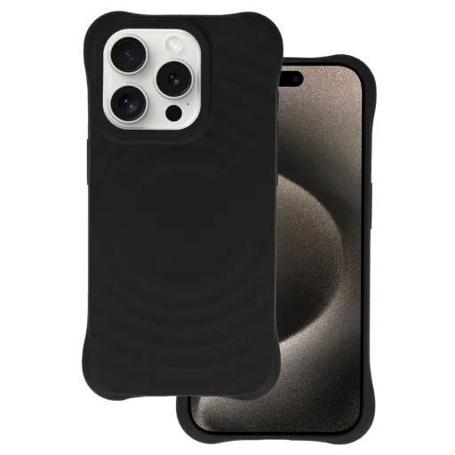 Tel Protect Wave Magsafe tok iPhone 15 Pro fekete Tel Protect Wave Magsafe tok iPhone 15 Pro fekete