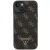 Original Case GUESS hardcase 4G Triangle Metal Logo GUHCP15MPG4GPK for iPhone 14 Plus/ 15 Plus fekete tok - 1. kép