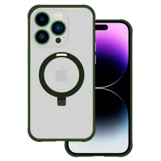 Tel Protect Magical Magsafe Stand tok iPhone 15 Pro zöld