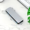 RayCue USB elosztó HUB MacBook-hoz szürke színben, Type-C, USB 3.0, SD, Micro SD, TF - 0. kép