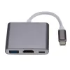 RayCue 3 az 1-ben USB Type C Hub USB 3.0 HDMI, MacBook-hoz thumbnail