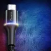 Baseus Halo nylon harisnyázott USB/Micro USB kábel 2A/2m fekete - 1. kép