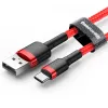 Baseus Cafule Nylon harisnyázott USB/USB-Type C kábel QC3.0 2A 3m piros - 0. kép