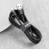Baseus Cafule Nylon harisnyázott USB/USB-Type C kábel QC3.0 2A 3m fekete - 2. kép
