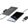 Baseus Ultra-thin vezeték nélküli Qi gyorstöltő 15W 100Cm USB kábellel fekete (WX01B-01) - 2. kép