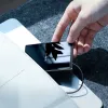 Baseus Ultra-thin vezeték nélküli Qi gyorstöltő 15W 100Cm USB kábellel fekete (WX01B-01) - 4. kép