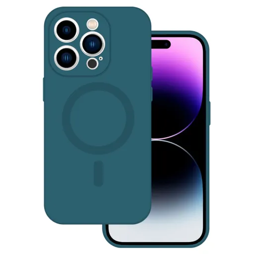 TEL PROTECT MagSilicone tok iPhone 15 Pro Max Kék TEL PROTECT MagSilicone tok iPhone 15 Pro Max Kék