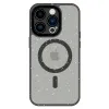 Tel Protect Mágneses Splash Frosted tok iPhone 15 Pro-hoz Fekete - 0. kép
