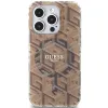 Original Case GUESS IML GCube Magsafe GUHMP15XHGCUSTGW tok iPhone 15 Pro Max barna - 1. kép