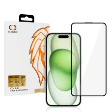 10X HD Titanium edzett üveg Iphone 15-re,