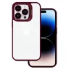 Tel Protect kitámasztó tok + kameraüveg (lencsével) iPhone 15 burgundi - 0. kép