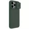 Nillkin CamShield Silky Silicone tok iPhone 15 Pro Max zöld - 3. kép