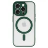 Akryl színű Magsafe tok iPhone 15 Pro Max zöld - 0. kép