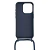 Strap szilikon tok iPhone 15 Plus design 1 sötétkék - 1. kép