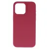Silicone Lite tok for iPhone 15 Pro Max bordó - 0. kép