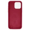 Silicone Lite tok for iPhone 15 Pro Max bordó - 1. kép