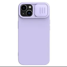 Nillkin CamShield Silky Szilikon Tok iPhone 15 Plus lila