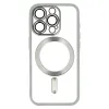Metallic Magsafe tok iPhone 15 Pro-hoz Ezüst - 2. kép