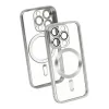 Metallic Magsafe tok iPhone 15 Pro-hoz Ezüst - 4. kép