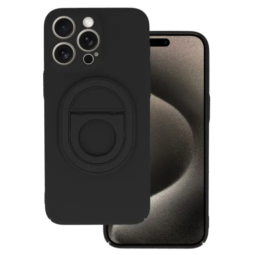 Tel Protect Magnetikus Elipse iPhone 15 Pro tok fekete Tel Protect Magnetikus Elipse iPhone 15 Pro tok fekete