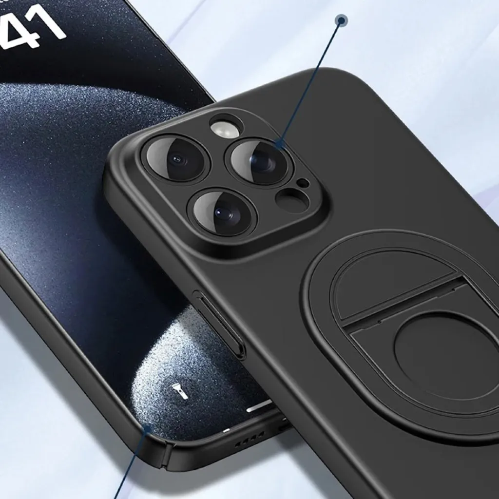 Tel Protect Magnetikus Elipse iPhone 15 Pro tok fekete - 9