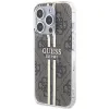 Original Case GUESS IML 4G Gold Stripe GUHCP15LH4PSEGW tok for iPhone 15 Pro barna - 0. kép