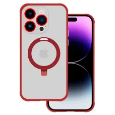 Tel Protect Magical Magsafe Stand tok iPhone 15 Pro piros