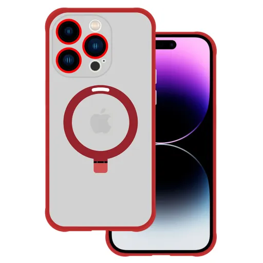 Tel Protect Magical Magsafe Stand tok iPhone 15 Pro piros Tel Protect Magical Magsafe Stand tok iPhone 15 Pro piros