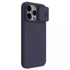 Nillkin CamShield Selymes Szilikon Tok iPhone 15 Pro Max sötét lila - 3. kép