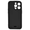Matt hátlapi tok iPhone 15 Pro fekete - 1. kép