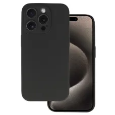 Matt hátlapi tok iPhone 15 Pro fekete