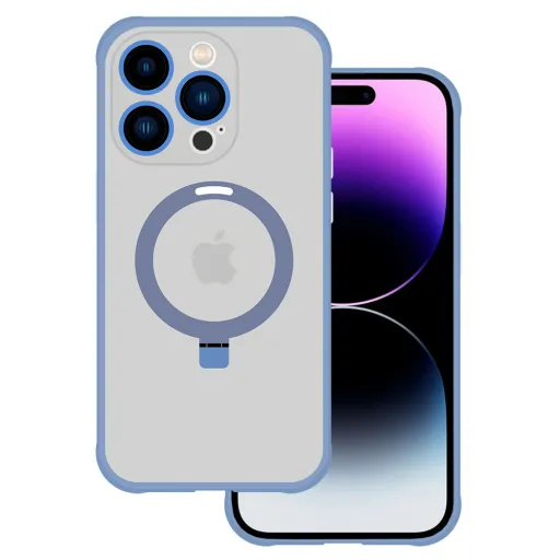 Tel Protect Magical Magsafe Stand tok iPhone 15 Pro kék Tel Protect Magical Magsafe Stand tok iPhone 15 Pro kék