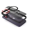 Tel Protect Mágneses Karbon tok iPhone 15 Pro Fekete-vörös - 4. kép