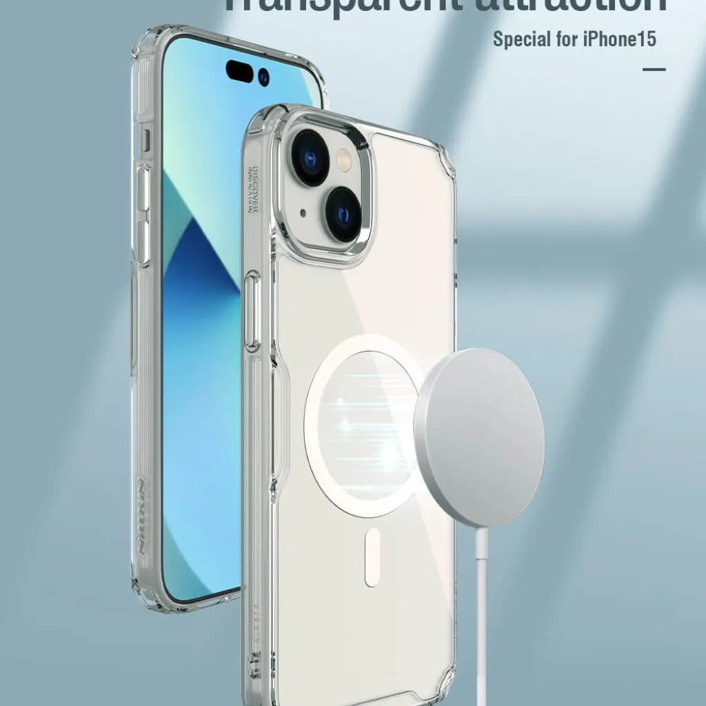 Nillkin Nature Pro mágneses TPU iPhone 14/13 tok átlátszó - 13