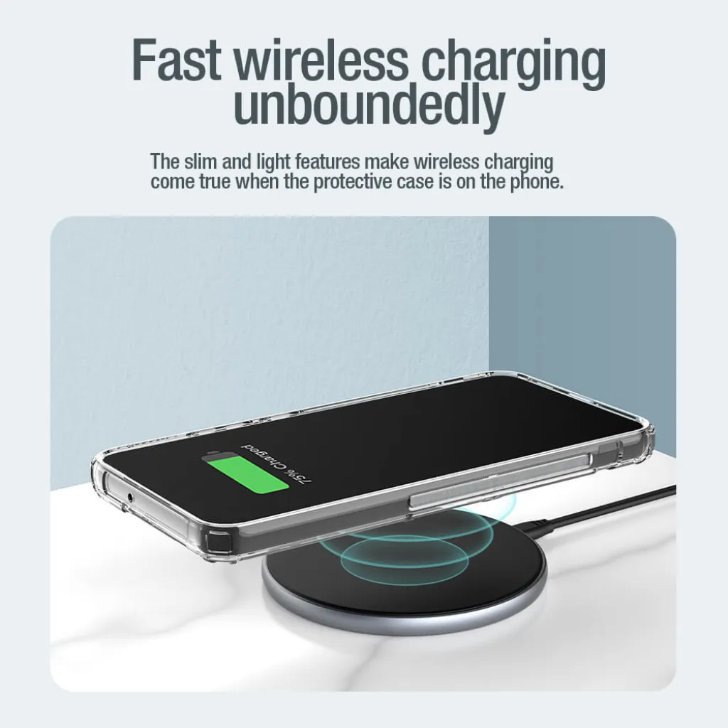 Nillkin Nature Pro mágneses TPU iPhone 14/13 tok átlátszó - 15