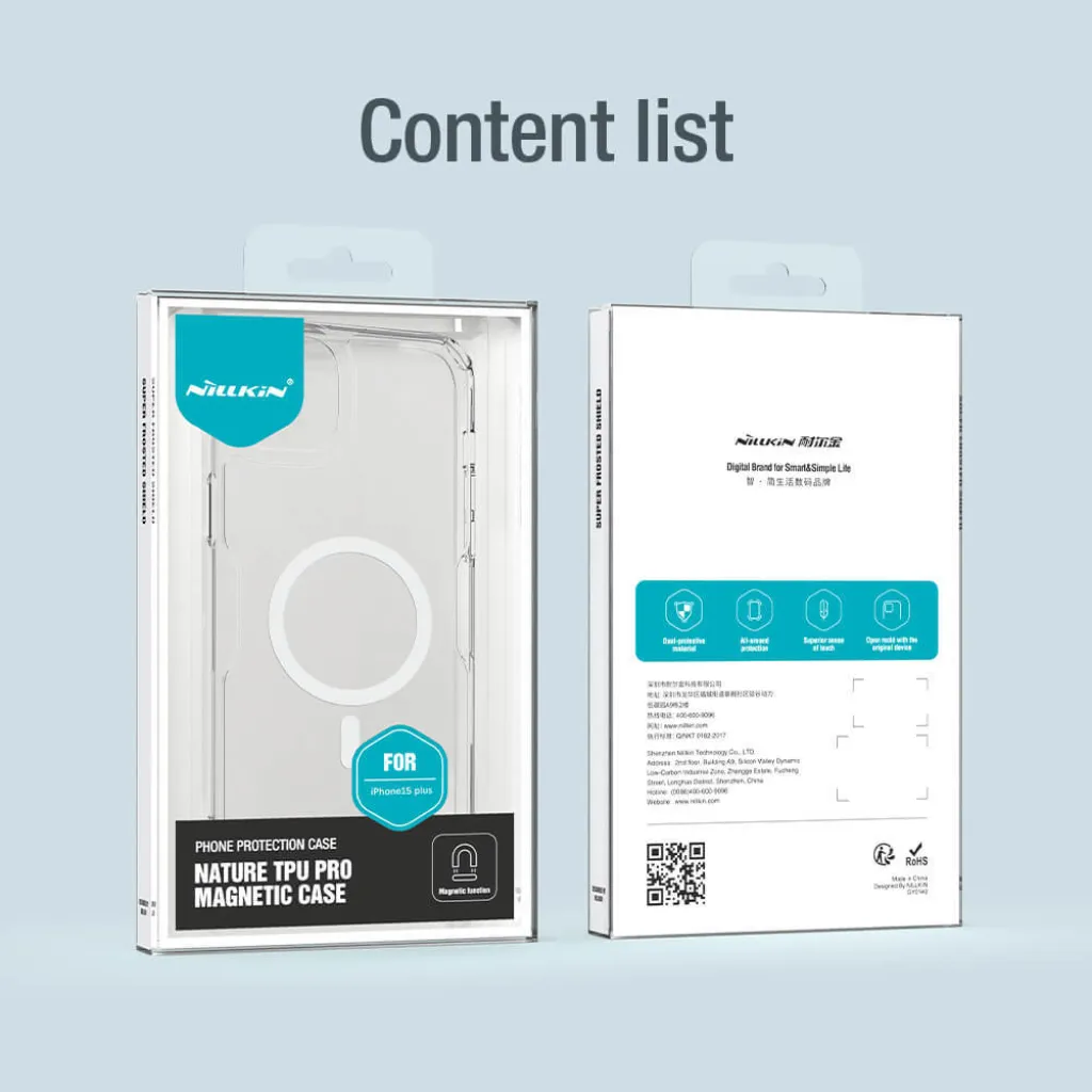 Nillkin Nature Pro mágneses TPU iPhone 14/13 tok átlátszó - 18