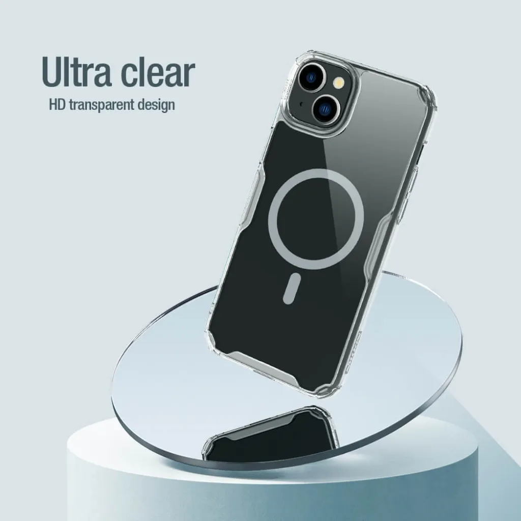 Nillkin Nature Pro mágneses TPU iPhone 14/13 tok átlátszó - 8