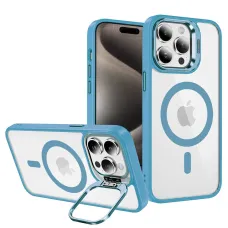 Tel Protect Kickstand Magsafe tok iPhone 15 Pro kék