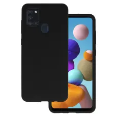 Szilikon Lite tok Samsung Galaxy A21S fekete