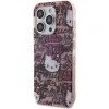 Original Case HELLO KITTY kemény tok IML Tags Graffiti HKHCP14LHDGPTP iPhone 14 Pro rózsaszín tok - 0. kép