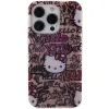 Original Case HELLO KITTY kemény tok IML Tags Graffiti HKHCP14LHDGPTP iPhone 14 Pro rózsaszín tok - 1. kép
