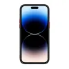 Tel Protect Mágneses Karbon tok iPhone 15 Pro Max Fekete-piros - 1. kép
