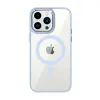 Tel Protect Mágneses Átlátszó tok iPhone 14 Pro-hoz világoskék - 0. kép