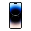Tel Protect Mágneses Karbon Tok iPhone 15 Pro Fekete-narancs - 1. kép